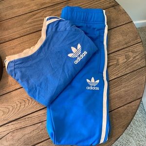 Adidas track pants with matching shirt